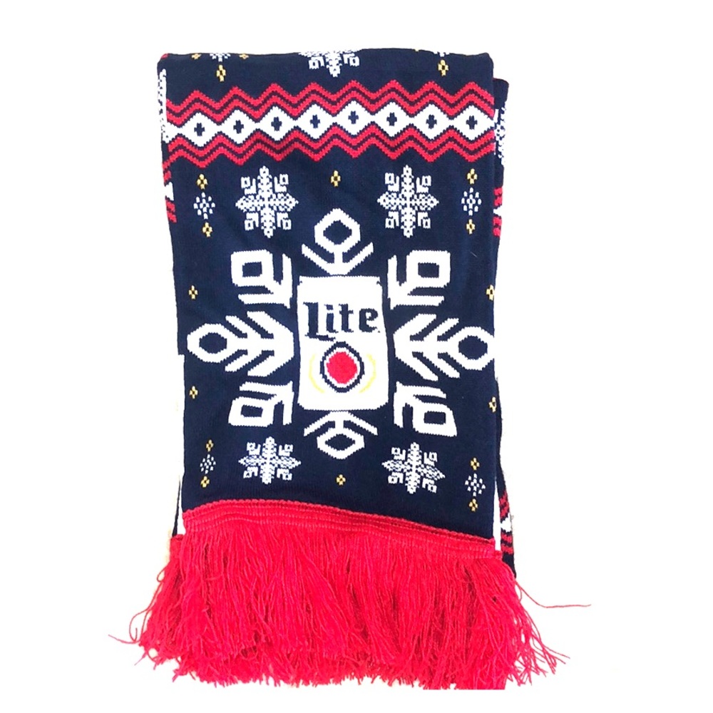 Miller Lite Holiday Scarf 🧣